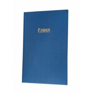 Faber manuscript counter book